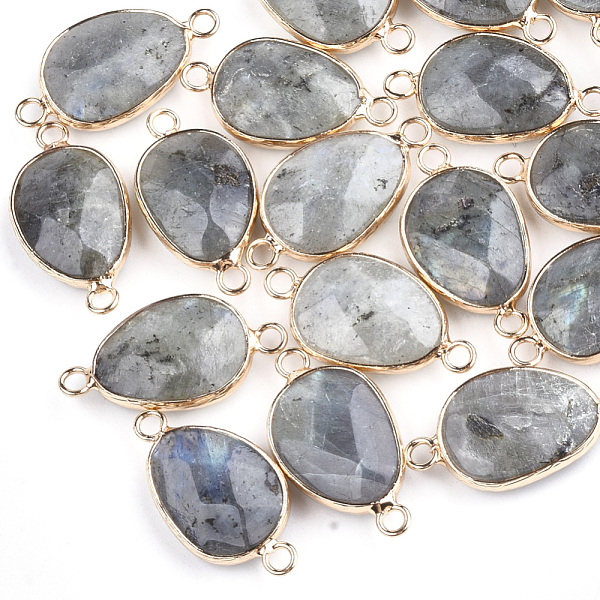 PandaHall Natural Labradorite Links connectors, with Brass Findings, Nickel Free, Faceted, teardrop, Golden, 27.5x14.5~15x6~6.5mm, Hole: 2mm...
PandaHall Natural Labradorite Links connectors, with Brass Findings, Nickel Free, Faceted, teardrop, Golden, 27.5x14.5~15x6~6.5mm, Hole: 2mm...