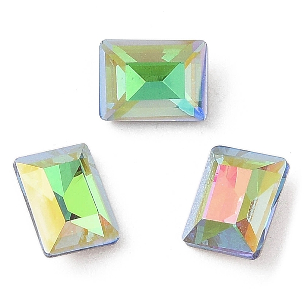 PandaHall Glass Rhinestone Cabochons, Flat Back & Back Plated, Faceted, Rectangle, Sphinx, 8x6x3.7mm Glass Rhinestone Rectangle Green
PandaHall Glass Rhinestone Cabochons, Flat Back & Back Plated, Faceted, Rectangle, Sphinx, 8x6x3.7mm Glass Rhinestone Rectangle Green