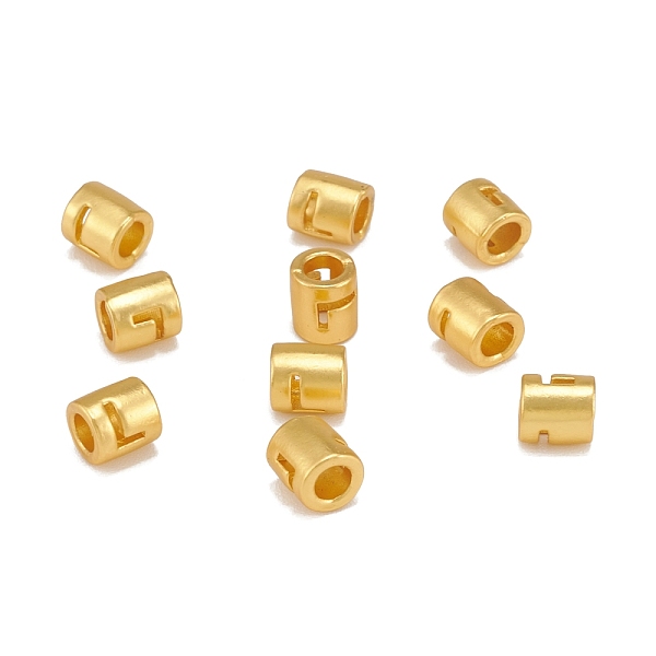 PandaHall Alloy Hollow Pendant Beads, Barrel with Letter, Matte Gold Color, Letter.L, 6.5x5mm, Hole: 3.5mm Alloy Letter L
PandaHall Alloy Hollow Pendant Beads, Barrel with Letter, Matte Gold Color, Letter.L, 6.5x5mm, Hole: 3.5mm Alloy Letter L
