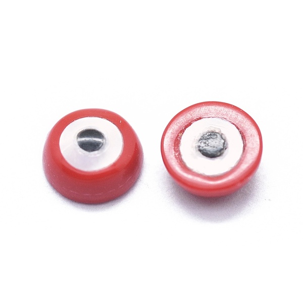 PandaHall Synthetic Turquoise Cabochons, with Enamel, Half Round with Evil Eye, Red, 5x2mm Synthetic Turquoise Evil Eye Red
PandaHall Synthetic Turquoise Cabochons, with Enamel, Half Round with Evil Eye, Red, 5x2mm Synthetic Turquoise Evil Eye Red