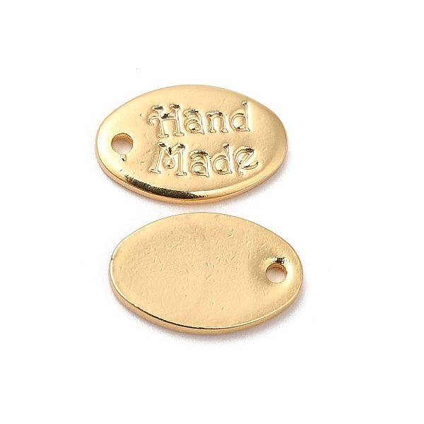 PandaHall Brass Oval Charms, with Word Hand Made, Real 18K Gold Plated, 11x7x1mm, Hole: 1mm Brass Oval
PandaHall Brass Oval Charms, with Word Hand Made, Real 18K Gold Plated, 11x7x1mm, Hole: 1mm Brass Oval