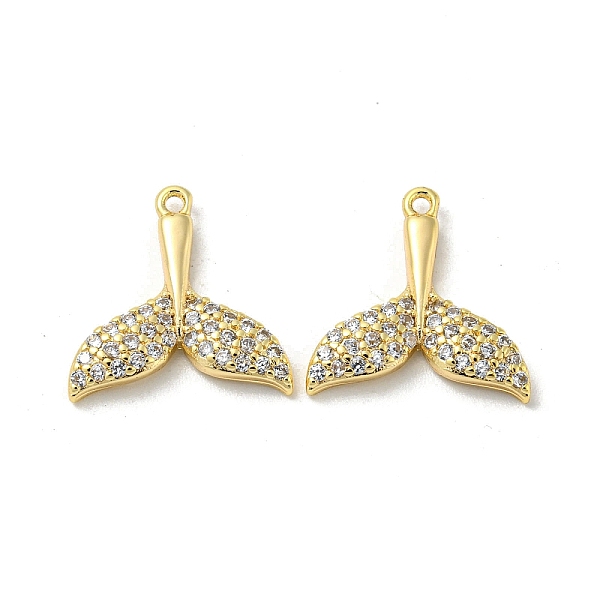 PandaHall Brass Micro Pave Cubic Zirconia Pendants, Fishtail, Real 18K Gold Plated, 14x13.5x2.5mm, Hole: 1mm Brass+Cubic Zirconia Others..., Clear
PandaHall Brass Micro Pave Cubic Zirconia Pendants, Fishtail, Real 18K Gold Plated, 14x13.5x2.5mm, Hole: 1mm Brass+Cubic Zirconia Others..., Clear