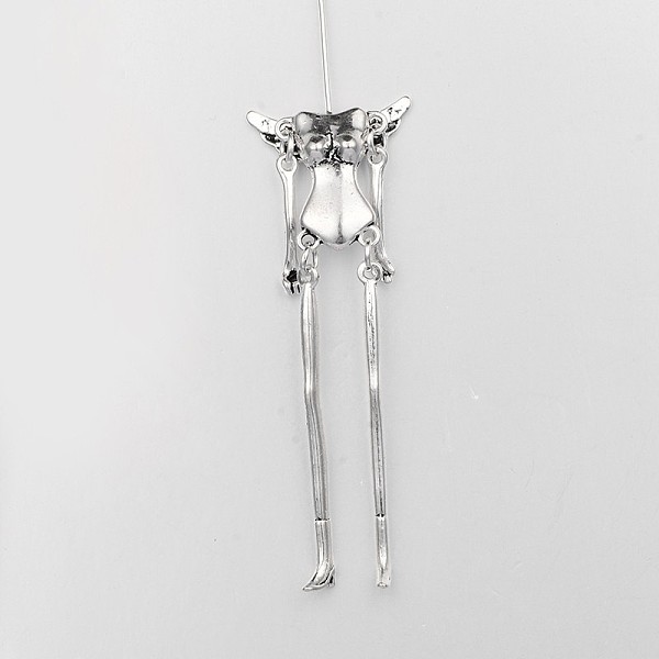 PandaHall Tibetan Style Alloy Human Body Skeleton For DIY Toy Doll Making, Cadmium Free & Lead Free, Antique Silver, 115x26x7mmpin: 45mm...
PandaHall Tibetan Style Alloy Human Body Skeleton For DIY Toy Doll Making, Cadmium Free & Lead Free, Antique Silver, 115x26x7mmpin: 45mm...