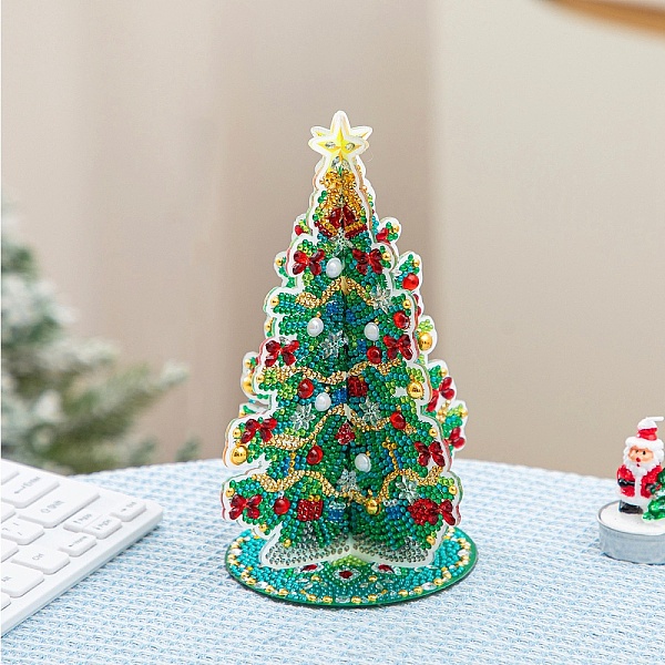PandaHall DIY Christmas Tree Display Decor Diamond Painting Kits, Including Plastic Board, Resin Rhinestones, Pen, Tray Plate and Glue Clay...
PandaHall DIY Christmas Tree Display Decor Diamond Painting Kits, Including Plastic Board, Resin Rhinestones, Pen, Tray Plate and Glue Clay...