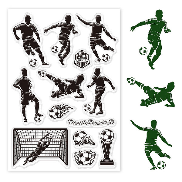 PandaHall Custom PVC Plastic Clear Stamps, for DIY Scrapbooking, Photo Album Decorative, Cards Making, Football Pattern, 160x110x3mm Plastic...
PandaHall Custom PVC Plastic Clear Stamps, for DIY Scrapbooking, Photo Album Decorative, Cards Making, Football Pattern, 160x110x3mm Plastic...