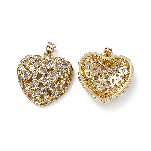 PandaHall Rack Plating Brass Micro Pave Cubic Zirconia Pendants, Convexd Heart Charm, Cadmium Free & Lead Free, Long-Lasting Plated, Real..., Clear
PandaHall Rack Plating Brass Micro Pave Cubic Zirconia Pendants, Convexd Heart Charm, Cadmium Free & Lead Free, Long-Lasting Plated, Real..., Clear