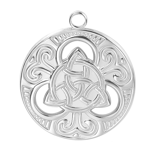 PandaHall Stainless Steel Pendants, Flat Round with Sailor's Knot Charms, Stainless Steel Color, 29x25x2mm, Hole: 2.5mm Stainless Steel Flat...
PandaHall Stainless Steel Pendants, Flat Round with Sailor's Knot Charms, Stainless Steel Color, 29x25x2mm, Hole: 2.5mm Stainless Steel Flat...