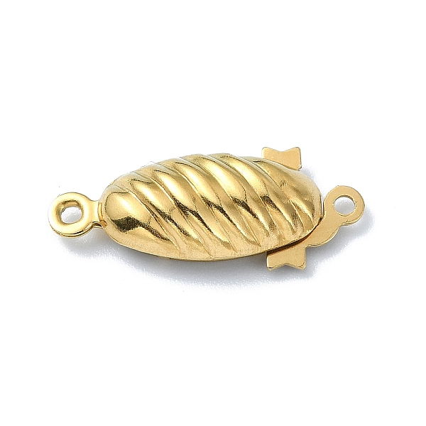 PandaHall Ion Plating(IP) 304 Stainless Steel Box Clasp, Real 18K Gold Plated, 21x9mm, Hole: 1.2mm 304 Stainless Steel
PandaHall Ion Plating(IP) 304 Stainless Steel Box Clasp, Real 18K Gold Plated, 21x9mm, Hole: 1.2mm 304 Stainless Steel