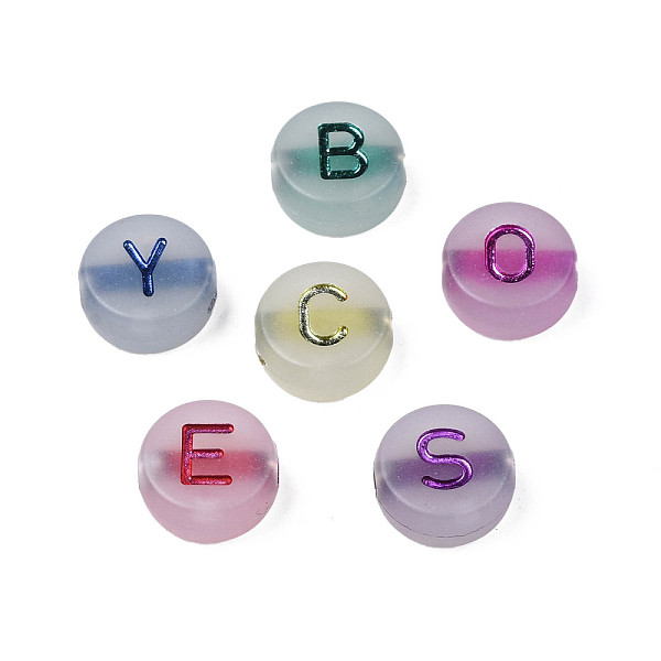 PandaHall Transparent Acrylic Beads, Flat Round with Letter, Mixed Color, 10x4.5mm, Hole: 2mm, about 1300pcs/500g Acrylic Flat Round..., Multicolor
PandaHall Transparent Acrylic Beads, Flat Round with Letter, Mixed Color, 10x4.5mm, Hole: 2mm, about 1300pcs/500g Acrylic Flat Round..., Multicolor