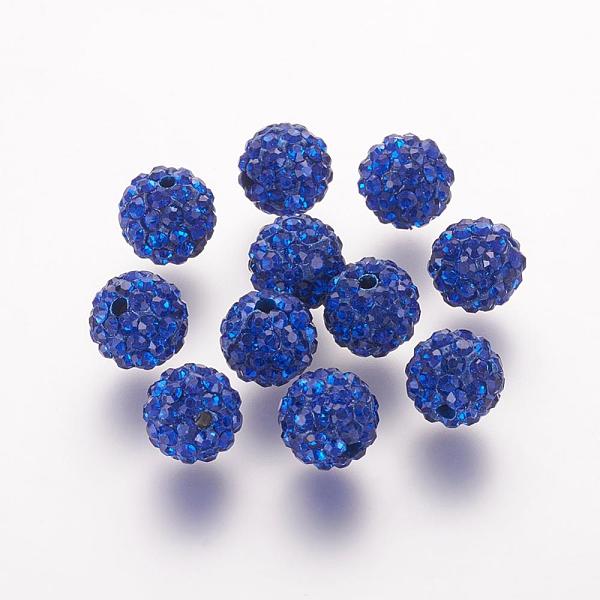 PandaHall Polymer Clay Rhinestone Beads, Grade A, Round, Pave Disco Ball Beads, Cobalt, 10x9.5mm, Hole: 1.5mm Polymer Clay+Glass Rhinestone..., Blue
PandaHall Polymer Clay Rhinestone Beads, Grade A, Round, Pave Disco Ball Beads, Cobalt, 10x9.5mm, Hole: 1.5mm Polymer Clay+Glass Rhinestone..., Blue