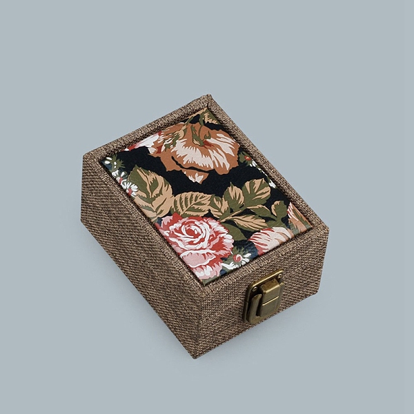 PandaHall Jute Box, for Necklace Box, Rectangle with Flower, Black, 12x9x6.5cm Cloth Rectangle Black
PandaHall Jute Box, for Necklace Box, Rectangle with Flower, Black, 12x9x6.5cm Cloth Rectangle Black