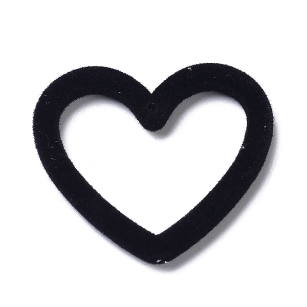 PandaHall Flocky Resin Pendants, Heart, Black, 36x41x4mm, Hole: 1.5mm Resin Heart Black
PandaHall Flocky Resin Pendants, Heart, Black, 36x41x4mm, Hole: 1.5mm Resin Heart Black