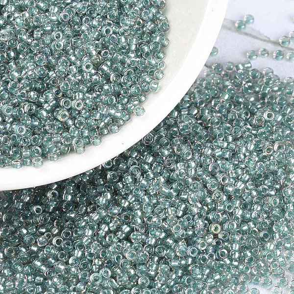 PandaHall MIYUKI Round Rocailles Beads, Japanese Seed Beads, (RR3532), 15/0, 1.5mm, Hole: 0.7mm, about 5555pcs/bottle, 10g/bottle Glass Cyan
PandaHall MIYUKI Round Rocailles Beads, Japanese Seed Beads, (RR3532), 15/0, 1.5mm, Hole: 0.7mm, about 5555pcs/bottle, 10g/bottle Glass Cyan