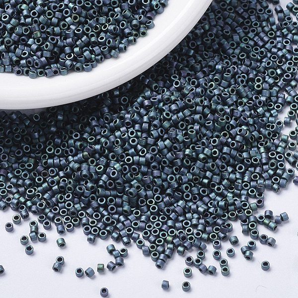 PandaHall MIYUKI Delica Beads, Cylinder, Japanese Seed Beads, 11/0, (DB1052) Matte Metallic Blueberry Gold Iris, 1.3x1.6mm, Hole: 0.8mm..., Blue
PandaHall MIYUKI Delica Beads, Cylinder, Japanese Seed Beads, 11/0, (DB1052) Matte Metallic Blueberry Gold Iris, 1.3x1.6mm, Hole: 0.8mm..., Blue