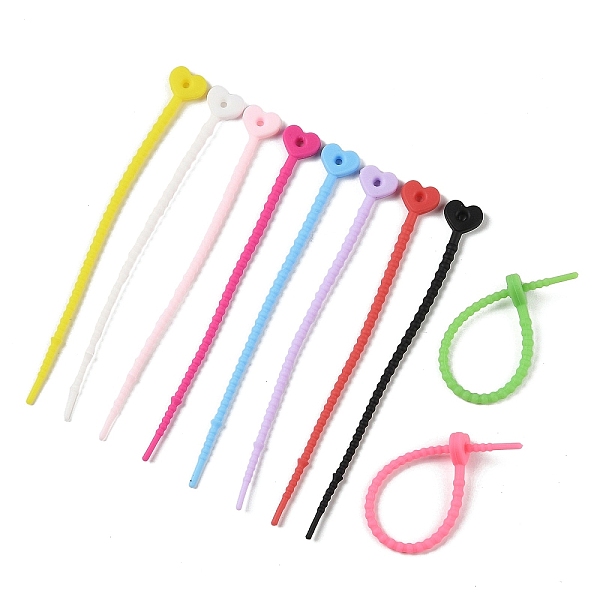 PandaHall Heart Shape Silicone Cable Zip Ties, Cord Organizer Strap, for Wire Management, Mixed Color, 128x13x4.5mm Silicone Heart..., Multicolor
PandaHall Heart Shape Silicone Cable Zip Ties, Cord Organizer Strap, for Wire Management, Mixed Color, 128x13x4.5mm Silicone Heart..., Multicolor