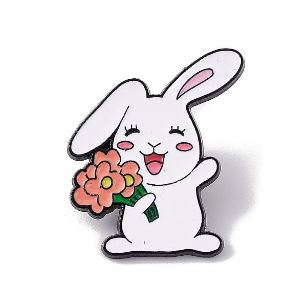 PandaHall Easter Theme Rabbit Enamel Pin, Electrophoresis Black Alloy Animal Brooch for Backpack Clothes, Flower Pattern, 33x28x2mm...
PandaHall Easter Theme Rabbit Enamel Pin, Electrophoresis Black Alloy Animal Brooch for Backpack Clothes, Flower Pattern, 33x28x2mm...