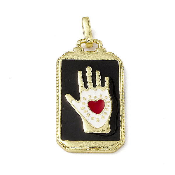 PandaHall Alloy Enamel Pendants, Rectangle, Tarot Pattern Charm, Golden, Black, Hand Heart, 26x14x2mm, Hole: 2x3mm Alloy+Enamel Palm Black
PandaHall Alloy Enamel Pendants, Rectangle, Tarot Pattern Charm, Golden, Black, Hand Heart, 26x14x2mm, Hole: 2x3mm Alloy+Enamel Palm Black