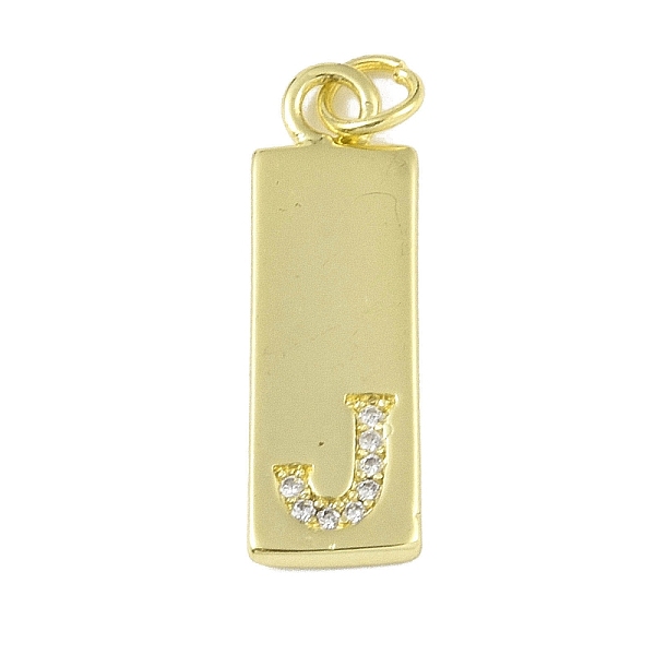 PandaHall Brass Micro Pave Clear Cubic Zirconia Pendants, Real 18K Gold Plated, Rectangle, Letter J, 23.5x7.5x2mm, Hole: 3mm Brass+Cubic...
PandaHall Brass Micro Pave Clear Cubic Zirconia Pendants, Real 18K Gold Plated, Rectangle, Letter J, 23.5x7.5x2mm, Hole: 3mm Brass+Cubic...