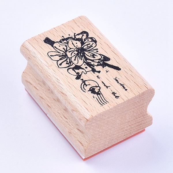 PandaHall Wooden Stamps, Rectangle with Peach Blossom , BurlyWood, 40x27x25mm Wood Orange
PandaHall Wooden Stamps, Rectangle with Peach Blossom , BurlyWood, 40x27x25mm Wood Orange