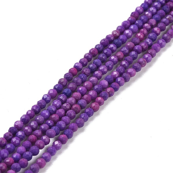 PandaHall Natural Sugilite Beads Strands, Faceted, Round, 2~2.5mm, Hole: 0.7mm, about 182pcs/strand, 15.55''(39.5cm) Sugilite Round
PandaHall Natural Sugilite Beads Strands, Faceted, Round, 2~2.5mm, Hole: 0.7mm, about 182pcs/strand, 15.55''(39.5cm) Sugilite Round