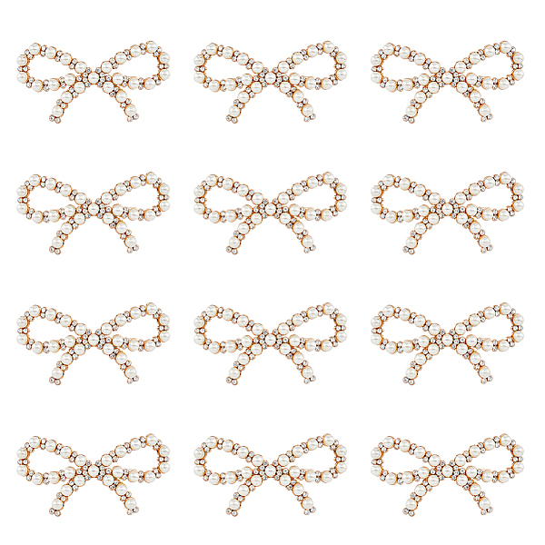 PandaHall HOBBIESAY 12Pcs Alloy Crystal Rhinestone Bowknot Shoe Decorations, Detachable Shoe Buckle Clips, with Iron & ABS Platic Imiattion...
PandaHall HOBBIESAY 12Pcs Alloy Crystal Rhinestone Bowknot Shoe Decorations, Detachable Shoe Buckle Clips, with Iron & ABS Platic Imiattion...