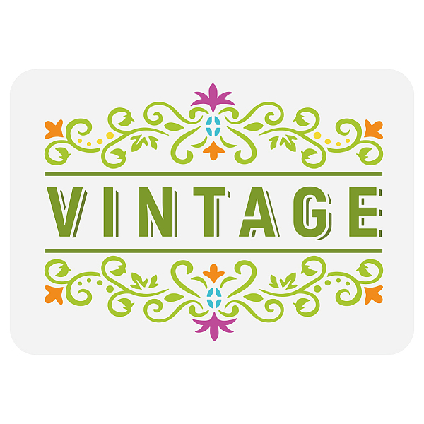PandaHall Plastic Drawing Painting Stencils Templates, for Painting on Scrapbook Fabric Tiles Floor Furniture Wood, Rectangle, Word...
PandaHall Plastic Drawing Painting Stencils Templates, for Painting on Scrapbook Fabric Tiles Floor Furniture Wood, Rectangle, Word...