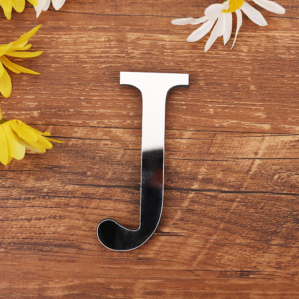 PandaHall Acrylic Mirror Wall Stickers Decal, with EVA Foam, Silver, Letter.J, 101x50x1mm, Foam: 101x50x11mm Acrylic Letter Silver
PandaHall Acrylic Mirror Wall Stickers Decal, with EVA Foam, Silver, Letter.J, 101x50x1mm, Foam: 101x50x11mm Acrylic Letter Silver