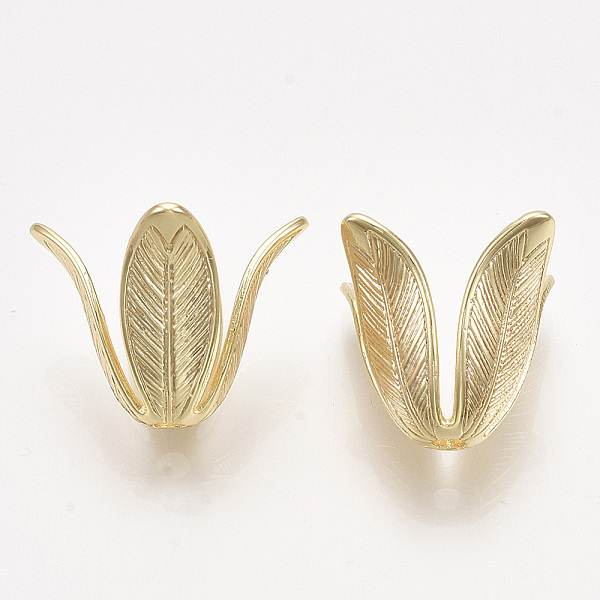 PandaHall Brass Bead Caps, Real 18K Gold Plated, Nickel Free, 4-Petal, Flower, 18x23.5~24.5x24.5~25.5mm, Hole: 2.5mm Brass
PandaHall Brass Bead Caps, Real 18K Gold Plated, Nickel Free, 4-Petal, Flower, 18x23.5~24.5x24.5~25.5mm, Hole: 2.5mm Brass