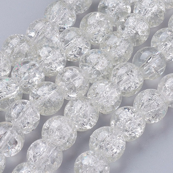 PandaHall Spray Painted Crackle Glass Beads Strands, Round, Clear, 10mm, Hole: 1.3~1.6mm, about 80pcs/strand, 31.4 inch Glass Round Clear
PandaHall Spray Painted Crackle Glass Beads Strands, Round, Clear, 10mm, Hole: 1.3~1.6mm, about 80pcs/strand, 31.4 inch Glass Round Clear