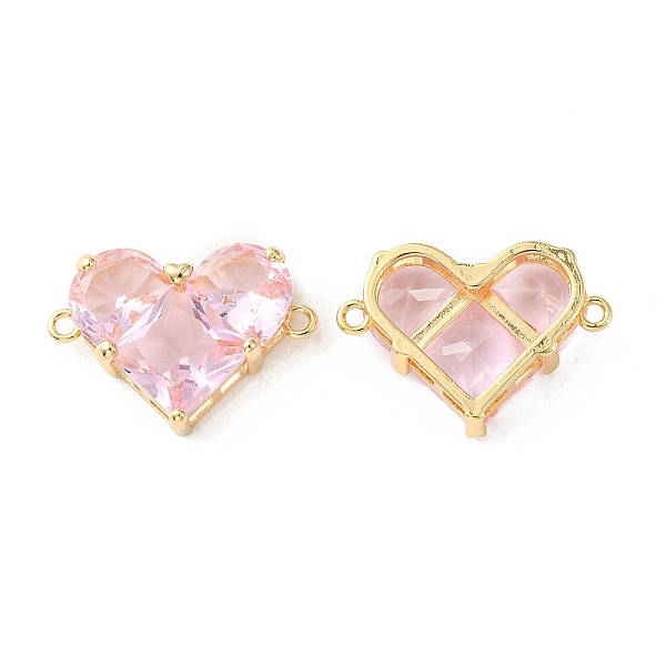 PandaHall Brass Pave Cubic Zirconia Connector Charms, Heart Links, Real 18K Gold Plated, Pink, 18.5x26x7.5mm, Hole: 1.6mm Brass+Cubic...
PandaHall Brass Pave Cubic Zirconia Connector Charms, Heart Links, Real 18K Gold Plated, Pink, 18.5x26x7.5mm, Hole: 1.6mm Brass+Cubic...