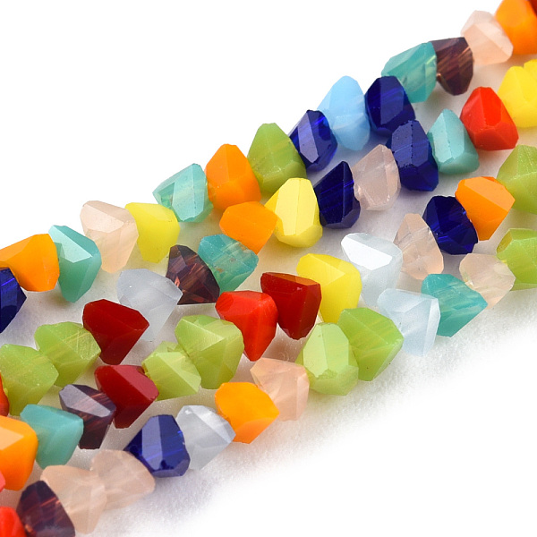 PandaHall Opaque Solid Color Glass Beads Strands, Faceted Triangle, Colorful, 3x2x2mm, Hole: 1mm, about 145Pcs/strand, 10.91 inch(27.7cm)...
PandaHall Opaque Solid Color Glass Beads Strands, Faceted Triangle, Colorful, 3x2x2mm, Hole: 1mm, about 145Pcs/strand, 10.91 inch(27.7cm)...