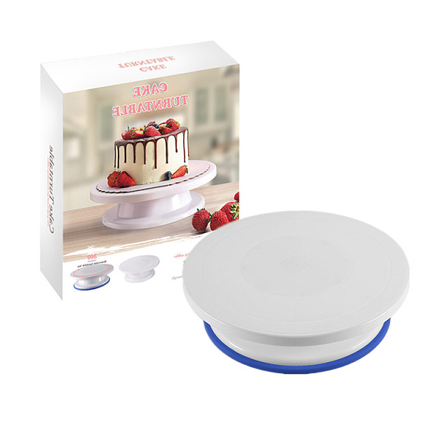 PandaHall Non-slip PP Plastic Cake Turntable, with Silicone Band, Flat Round, Blue, 275x70mm Plastic Flat Round Blue
PandaHall Non-slip PP Plastic Cake Turntable, with Silicone Band, Flat Round, Blue, 275x70mm Plastic Flat Round Blue