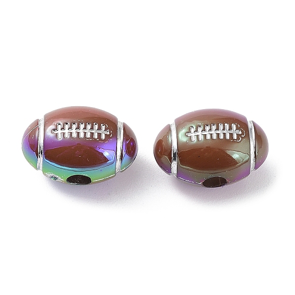PandaHall UV Plating Opeque Acrylic Beads, Iridescent, Rugby, Coconut Brown, 18.5x12.5x12mm, Hole: 3.5mm Acrylic Rugby
PandaHall UV Plating Opeque Acrylic Beads, Iridescent, Rugby, Coconut Brown, 18.5x12.5x12mm, Hole: 3.5mm Acrylic Rugby