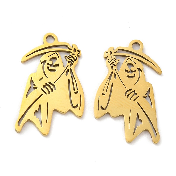PandaHall 201 Stainless Steel Pendants, Witch Charm, Golden, 20x12x0.8mm, Hole: 1.5mm 201 Stainless Steel Witch
PandaHall 201 Stainless Steel Pendants, Witch Charm, Golden, 20x12x0.8mm, Hole: 1.5mm 201 Stainless Steel Witch