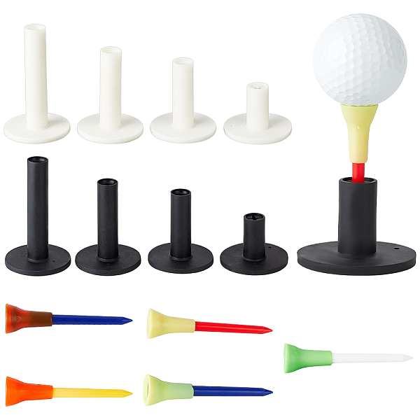 PandaHall AHADERMAKER 16Pcs 8 Styles Rubber Golf Tee Holders for Practice & Driving Range Mat, with 16Pcs Plastic Golf Tees, Mixed Color..., Multicolor
PandaHall AHADERMAKER 16Pcs 8 Styles Rubber Golf Tee Holders for Practice & Driving Range Mat, with 16Pcs Plastic Golf Tees, Mixed Color..., Multicolor
