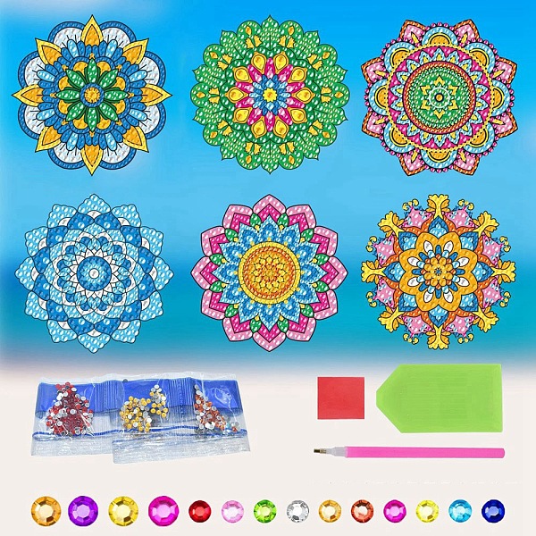 PandaHall Mandala Flower DIY Diamond Painting Window Sticker Kits, Including Resin Rhinestones Bag, Diamond Sticky Pen, Tray Plate and Glue..., Multicolor
PandaHall Mandala Flower DIY Diamond Painting Window Sticker Kits, Including Resin Rhinestones Bag, Diamond Sticky Pen, Tray Plate and Glue..., Multicolor