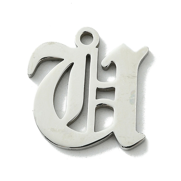 PandaHall 201 Stainless Steel Pendants, Stainless Steel Color, Old Initial Letters Charms, Letter U, 19x18.5x1.6mm, Hole: 1.8mm 201...
PandaHall 201 Stainless Steel Pendants, Stainless Steel Color, Old Initial Letters Charms, Letter U, 19x18.5x1.6mm, Hole: 1.8mm 201...