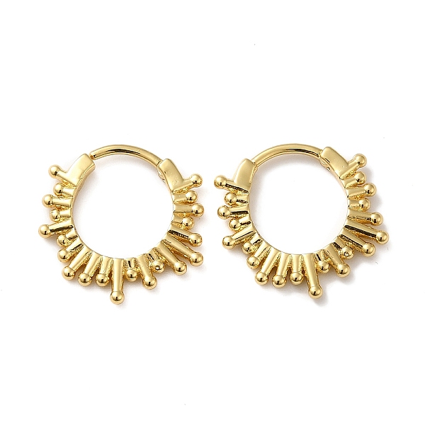 PandaHall Rack Plating Brass Sun Hoop Earrings for Women, Lead Free & Cadmium Free, Long-Lasting Plated, Real 18K Gold Plated, 16.5x1.8mm...
PandaHall Rack Plating Brass Sun Hoop Earrings for Women, Lead Free & Cadmium Free, Long-Lasting Plated, Real 18K Gold Plated, 16.5x1.8mm...