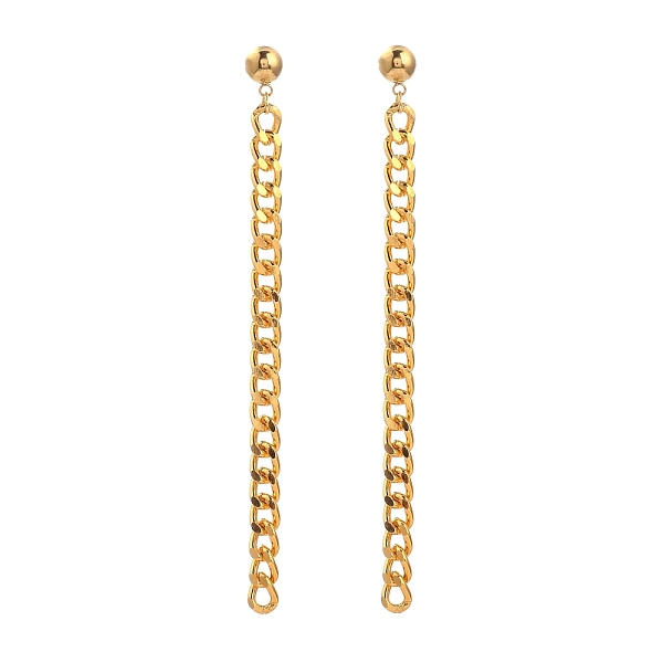 PandaHall Chain Tassel Earrings, with Aluminum Curb Chains and 304 Stainless Steel Stud Earring Findings, Golden, 115mm, Pin: 0.7mm Aluminum...
PandaHall Chain Tassel Earrings, with Aluminum Curb Chains and 304 Stainless Steel Stud Earring Findings, Golden, 115mm, Pin: 0.7mm Aluminum...