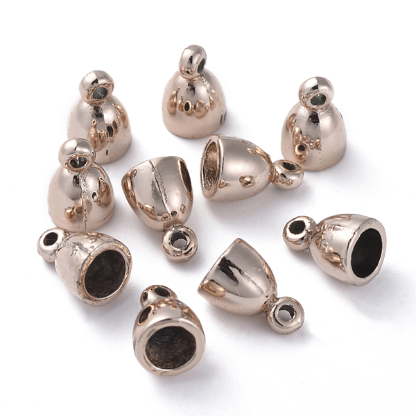 PandaHall Lead Free & Nickel Free Light Gold Plated Alloy Cord Ends, Long-Lasting Plated, 12x8mm, Hole: 1.5mm, 5.5mm inner diameter Alloy
PandaHall Lead Free & Nickel Free Light Gold Plated Alloy Cord Ends, Long-Lasting Plated, 12x8mm, Hole: 1.5mm, 5.5mm inner diameter Alloy