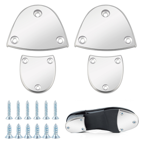 PandaHall AHANDMAKER Heel Plates Shoe Heel Repair Pads Heel Replacement Plates with Screw Nails Boot Heel Repair Kit Shoe Heel Plate Taps..., Silver
PandaHall AHANDMAKER Heel Plates Shoe Heel Repair Pads Heel Replacement Plates with Screw Nails Boot Heel Repair Kit Shoe Heel Plate Taps..., Silver