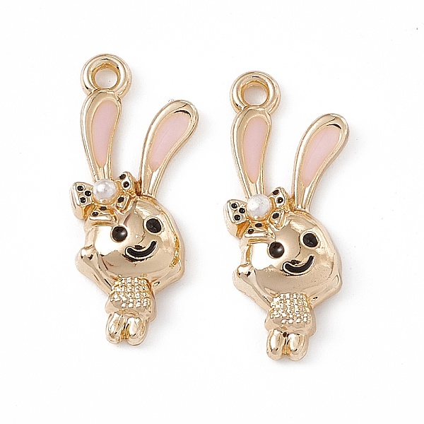PandaHall Alloy Enamel Pendants, Golden, Rabbit Charm, Misty Rose, 23x9.5x3.5mm, Hole: 1.6mm Alloy+Enamel Rabbit
PandaHall Alloy Enamel Pendants, Golden, Rabbit Charm, Misty Rose, 23x9.5x3.5mm, Hole: 1.6mm Alloy+Enamel Rabbit