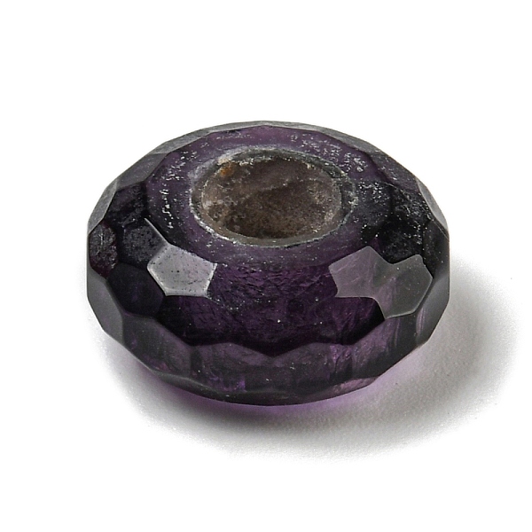 PandaHall Glass European Beads, Large Hole Beads, Wheel, Faceted, Purple, 14.5x6.5mm, Hole: 5.5mm Glass Disc Purple
PandaHall Glass European Beads, Large Hole Beads, Wheel, Faceted, Purple, 14.5x6.5mm, Hole: 5.5mm Glass Disc Purple