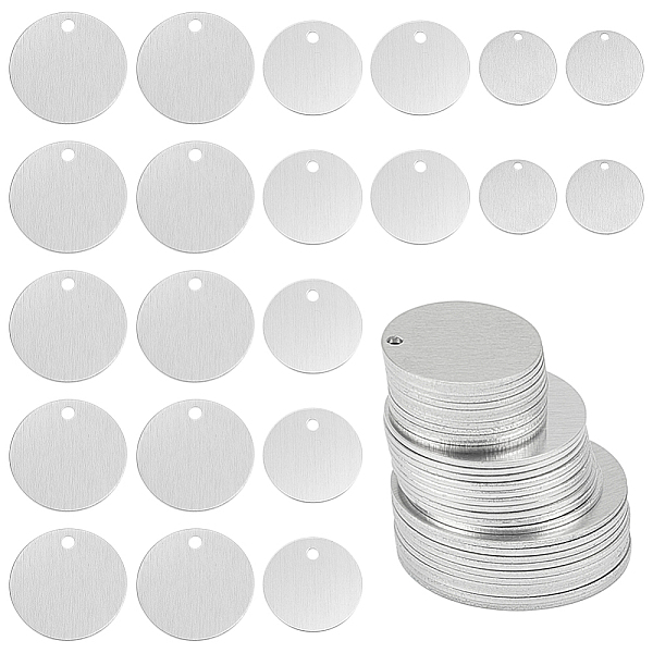 PandaHall WADORN 30Pcs 3 Styles Aluminum Pendants, Blank Tags, Flat Round, Platinum, 20~30x1mm, Hole: 2.5~3mm, 10pcs/style Aluminum Flat...
PandaHall WADORN 30Pcs 3 Styles Aluminum Pendants, Blank Tags, Flat Round, Platinum, 20~30x1mm, Hole: 2.5~3mm, 10pcs/style Aluminum Flat...