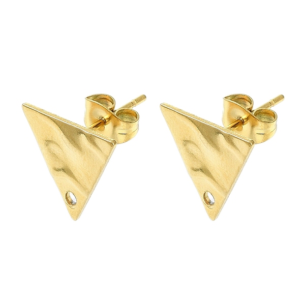 PandaHall 304 Stainless Steel Stud Earring Findings, Triangle, 12x13.5mm, Hole: 1.4mm, Pin: 10.5x0.5mm. 304 Stainless Steel Triangle
PandaHall 304 Stainless Steel Stud Earring Findings, Triangle, 12x13.5mm, Hole: 1.4mm, Pin: 10.5x0.5mm. 304 Stainless Steel Triangle