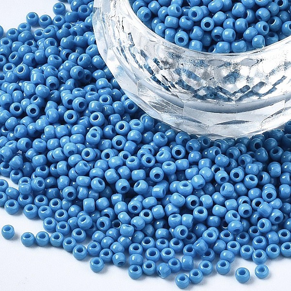 PandaHall TOHO Round Seed Beads, Japanese Seed Beads, (43D) Opaque Cornflower, 11/0, 2.2mm, Hole: 0.8mm, about 50000pcs/pound Glass Blue
PandaHall TOHO Round Seed Beads, Japanese Seed Beads, (43D) Opaque Cornflower, 11/0, 2.2mm, Hole: 0.8mm, about 50000pcs/pound Glass Blue