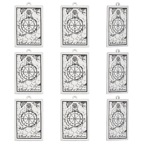 PandaHall DICOSMETIC 10Pcs Wheel of Fortune Charm Tarot Card Pendants Rider Waite Pendant Astrology Divination Charm Good Luck Amulet...
PandaHall DICOSMETIC 10Pcs Wheel of Fortune Charm Tarot Card Pendants Rider Waite Pendant Astrology Divination Charm Good Luck Amulet...