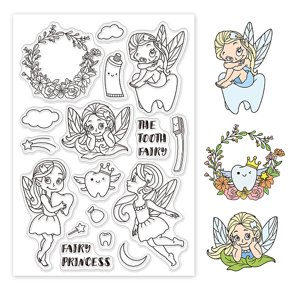 PandaHall PVC Plastic Stamps, for DIY Scrapbooking, Photo Album Decorative, Cards Making, Stamp Sheets, Fairy Pattern, 16x11x0.3cm Plastic...
PandaHall PVC Plastic Stamps, for DIY Scrapbooking, Photo Album Decorative, Cards Making, Stamp Sheets, Fairy Pattern, 16x11x0.3cm Plastic...