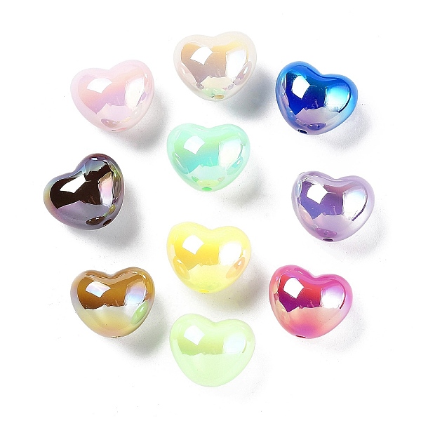 PandaHall Opaque Acrylic Beads, Heart, Heart, 16x19.5x14.5mm, Hole: 2mm Acrylic Heart Multicolor
PandaHall Opaque Acrylic Beads, Heart, Heart, 16x19.5x14.5mm, Hole: 2mm Acrylic Heart Multicolor