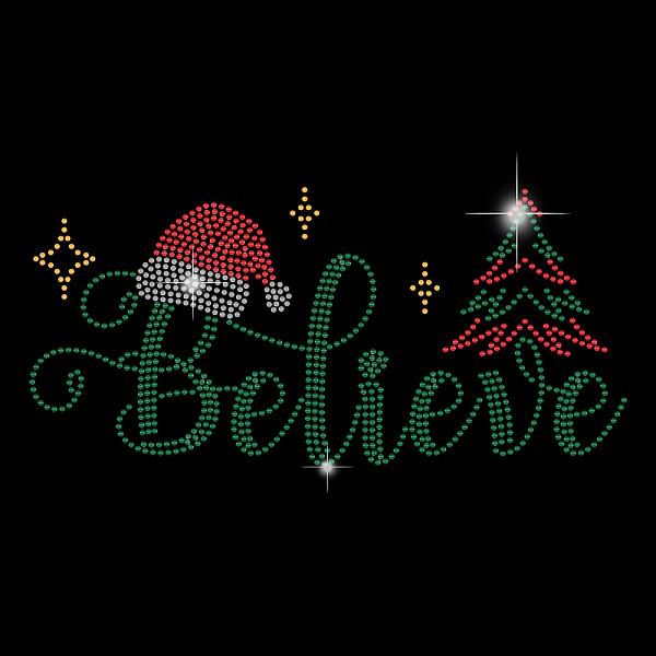 PandaHall SUPERDANT Christmas Believe Iron on Rhinestones Heat Transfer Decal Christmas Tree T-Shirt Crystal Heat Transfer Bling Hot fix...
PandaHall SUPERDANT Christmas Believe Iron on Rhinestones Heat Transfer Decal Christmas Tree T-Shirt Crystal Heat Transfer Bling Hot fix...